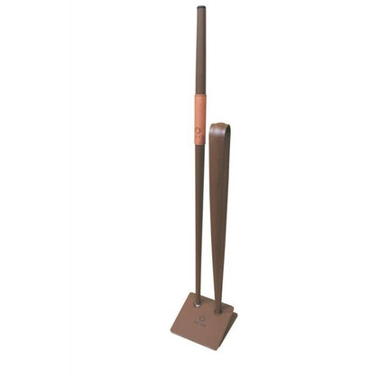OFYR Buffadoo set (blaaspijp + houttang/pook)-Bruin