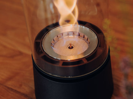 Höfats SPIN air 1200 Tischfeuer Mattschwarz