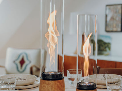 Höfats SPIN air 900 Tischfeuer Eiche
