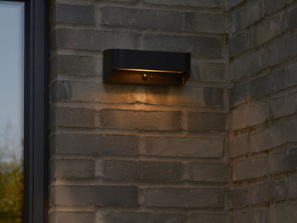 Nordlux Solar-Wandleuchte Marcellio LED Schwarz