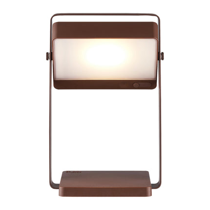 Nordlux Solar-Tischleuchte Saulio LED Braun