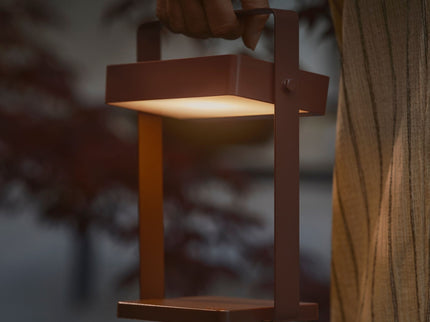 Nordlux Solar-Tischleuchte Saulio LED Braun