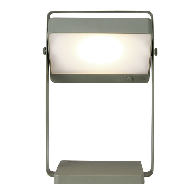 Nordlux Solar-Tischleuchte Saulio LED Olivgrün