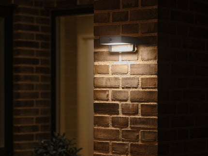 Nordlux solar wandlamp Saulio LED zwart