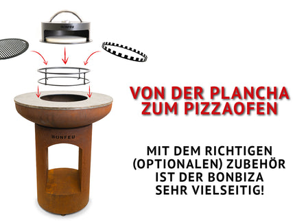 BonFeu Grill BonBiza Offen Schwarz