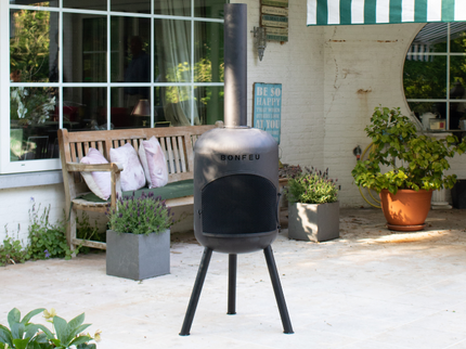 BonFeu Gartenkamin BonBono Schwarz