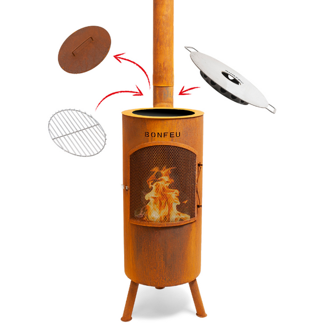 BonFeu Gartenkamin BonTino Corten