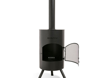 BonFeu Gartenkamin BonTon 40 Schwarz