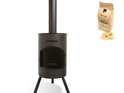 BonFeu Gartenkamin BonTon 50 Schwarz