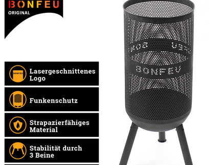 BonFeu Feuerkorb BonVes 34 Schwarz