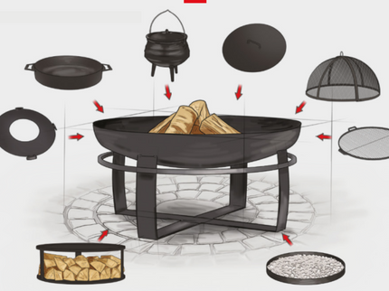 CookKing Vuurschaal Montana 45 cm - 60 cm