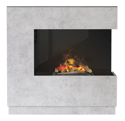 Dimplex haardombouw Zen Concrete - Grijs