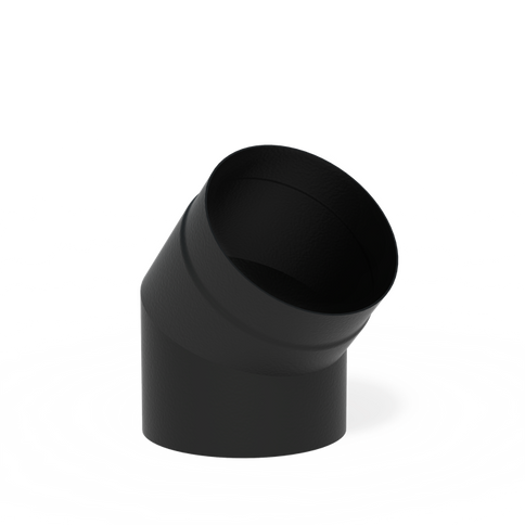 FORNO Bocht 45º Zwart (Ø20)