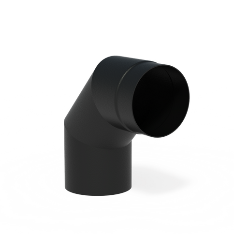 FORNO Verbindungsstücke Schwarz 90° (Ø15cm