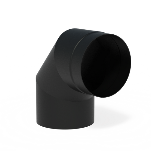 FORNO Bocht 90º Zwart (Ø20cm)