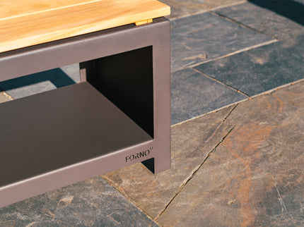 FORNO Houtopslag Bank Zwart