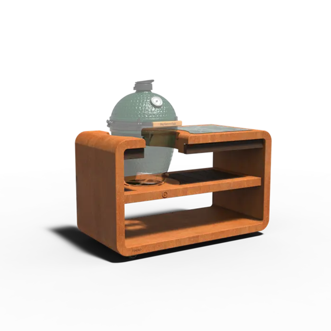 FORNO Kamado-Station Cortenstahl
