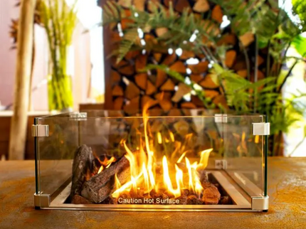 FORNO Feuertisch Brann Cortenstahl (Erhältlich in 4 Größen)