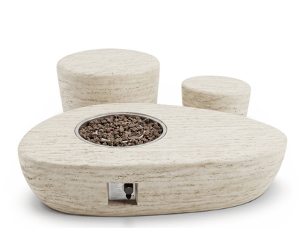 Happy Cocooning bijzettafel Organic travertin