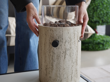 Happy Cocooning Tischfeuer Lumi Stone