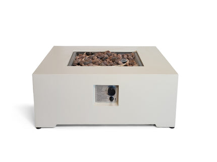 Happy Cocooning Feuertisch Estate Square 88 beige
