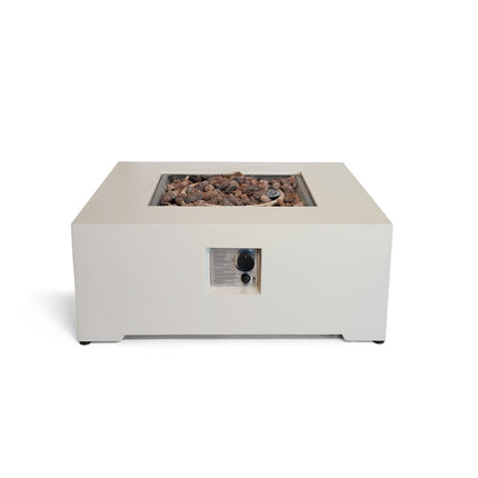 Happy Cocooning Feuertisch Estate Square 88 beige