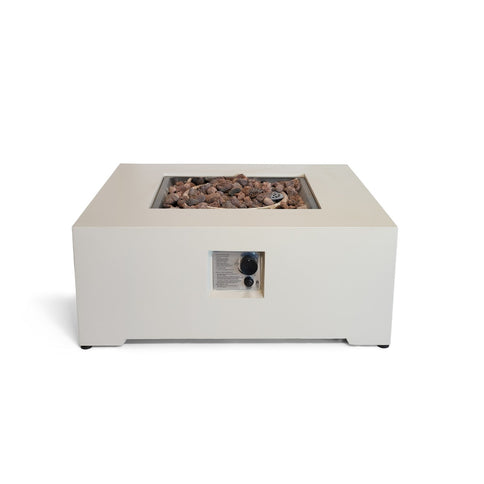 Happy Cocooning Feuertisch Estate Square 88 beige