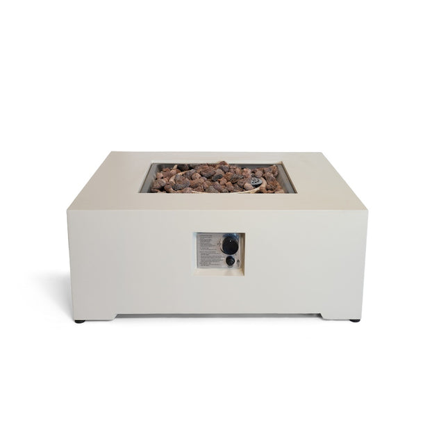 Happy Cocooning Feuertisch Estate Square 88 beige