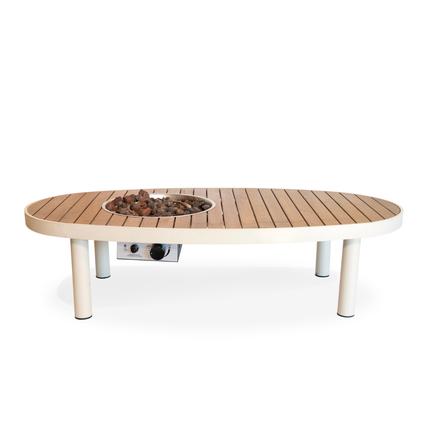 Happy Cocooning Feuertisch Riviera 140 Beige