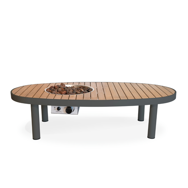 Happy Cocooning Feuertisch Riviera 140 anthrazit