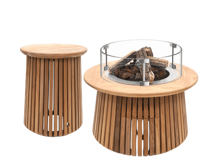 Happy Cocooning vuurtafel set Lagune