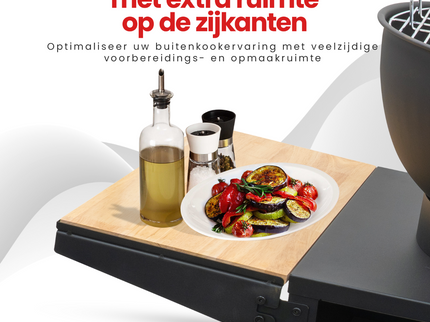 HEAT plancha barbecue Kjok zwart