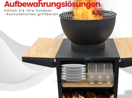HEAT Kjok Outdoor-Küche Ø56 cm Schwarz