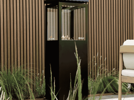 HEAT Gasfeuerstelle Terrassenheizer Utevarme schwarz