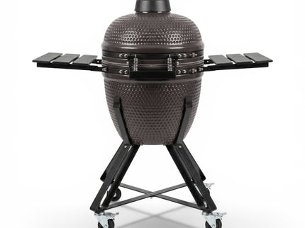HEAT Premium Kamado Grill Fyregg 18 Braun
