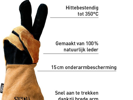Höfats Vuurhandschoenen Leer