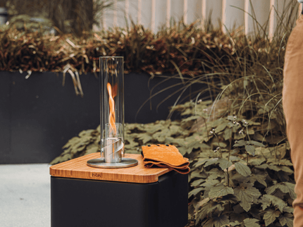 Höfats CUBE vuurkorf zwart + Flip Set