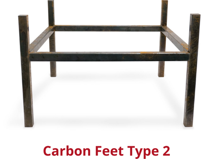 MOODZ Untergestell Square 80 cm Carbon