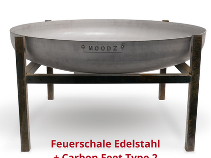 MOODZ Untergestell Square 80 cm Carbon