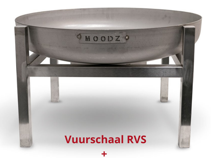 MOODZ vuurschaal 60 cm RVS