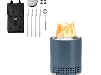 Paketangebot Solo Stove Mesa XL blau + Zubehörpaket