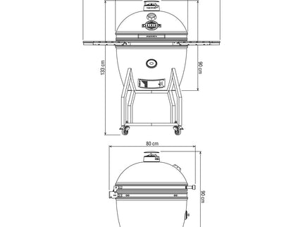 YAKINIKU Kamado Grill XLARGE komplett